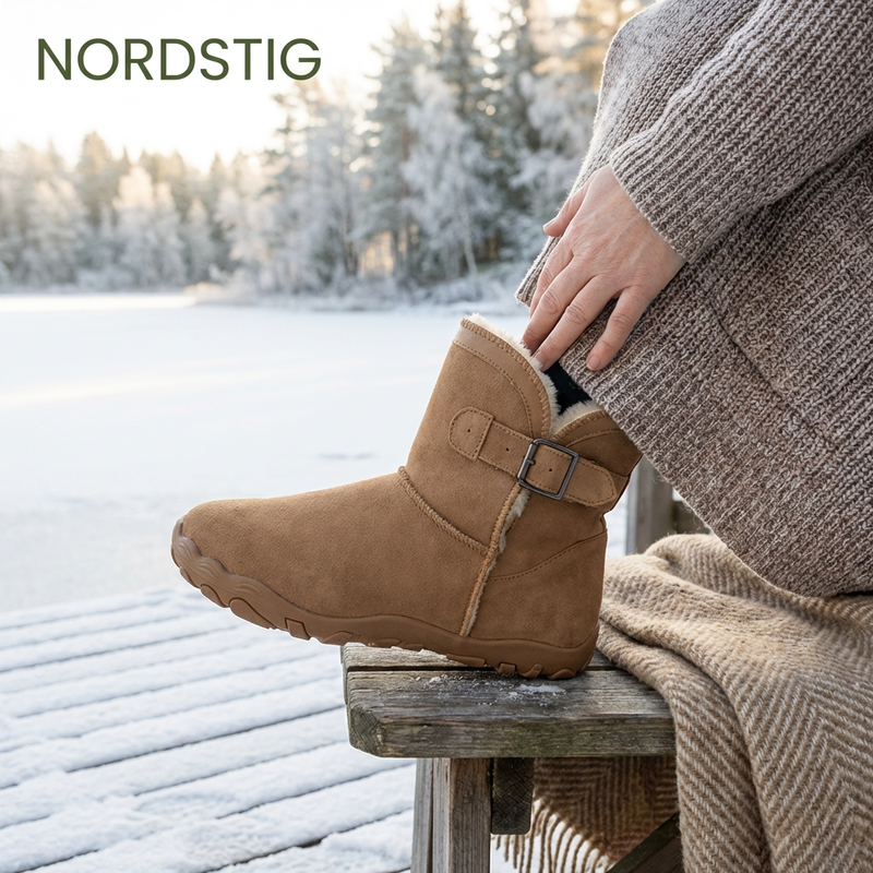 Nordstig Cozy - barfotaskor med pälsfoder
