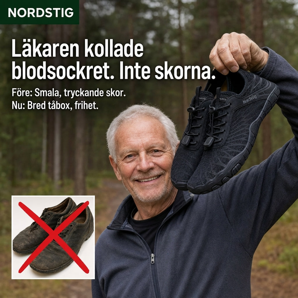 Nordstig Aktiv - Barfotaskor mot Fot & Ryggsmärta