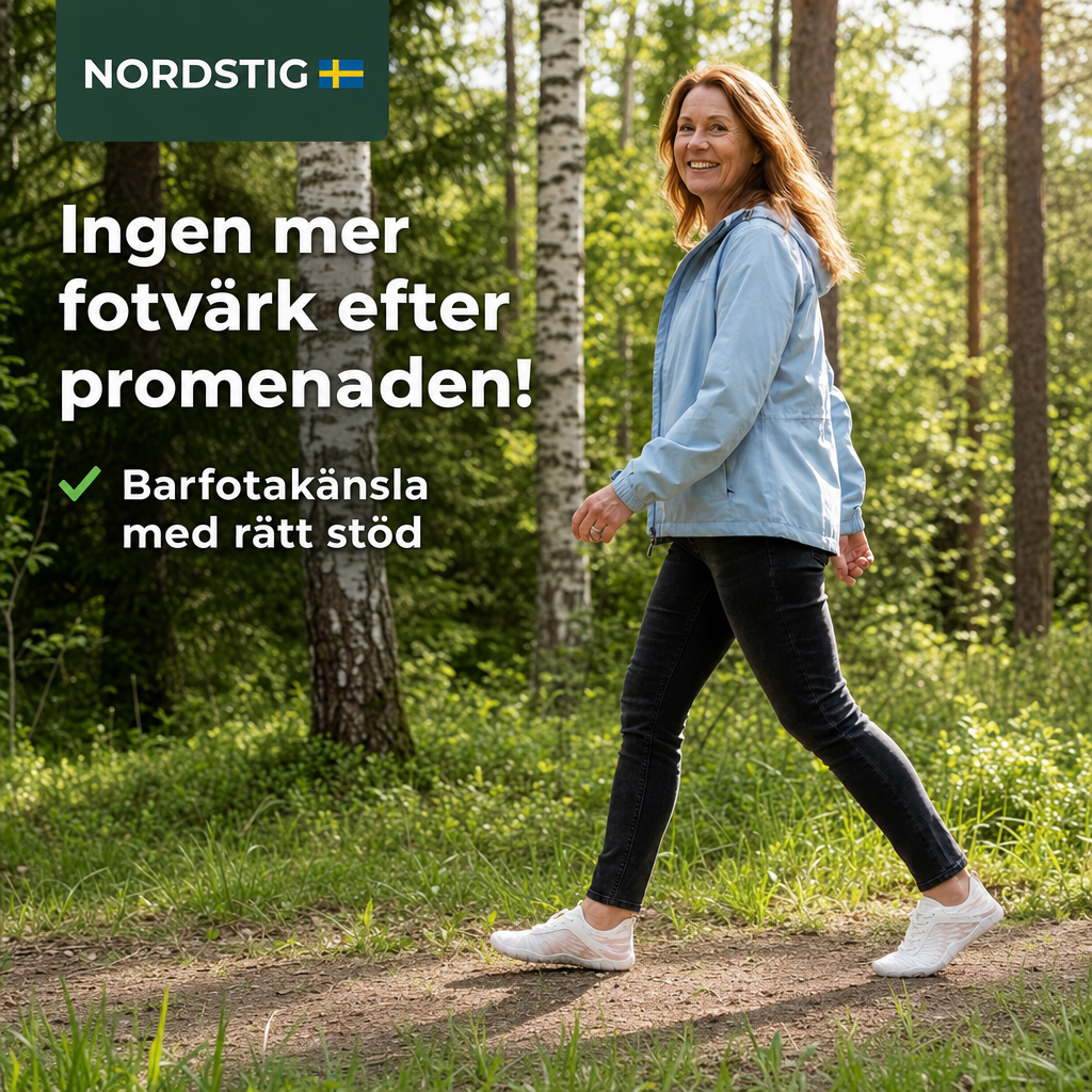 Nordstig Aktiv - Barfotaskor mot Fot & Ryggsmärta