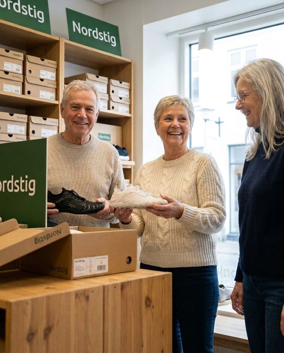 Nordstig Aktiv - Barfotaskor mot Fot & Ryggsmärta