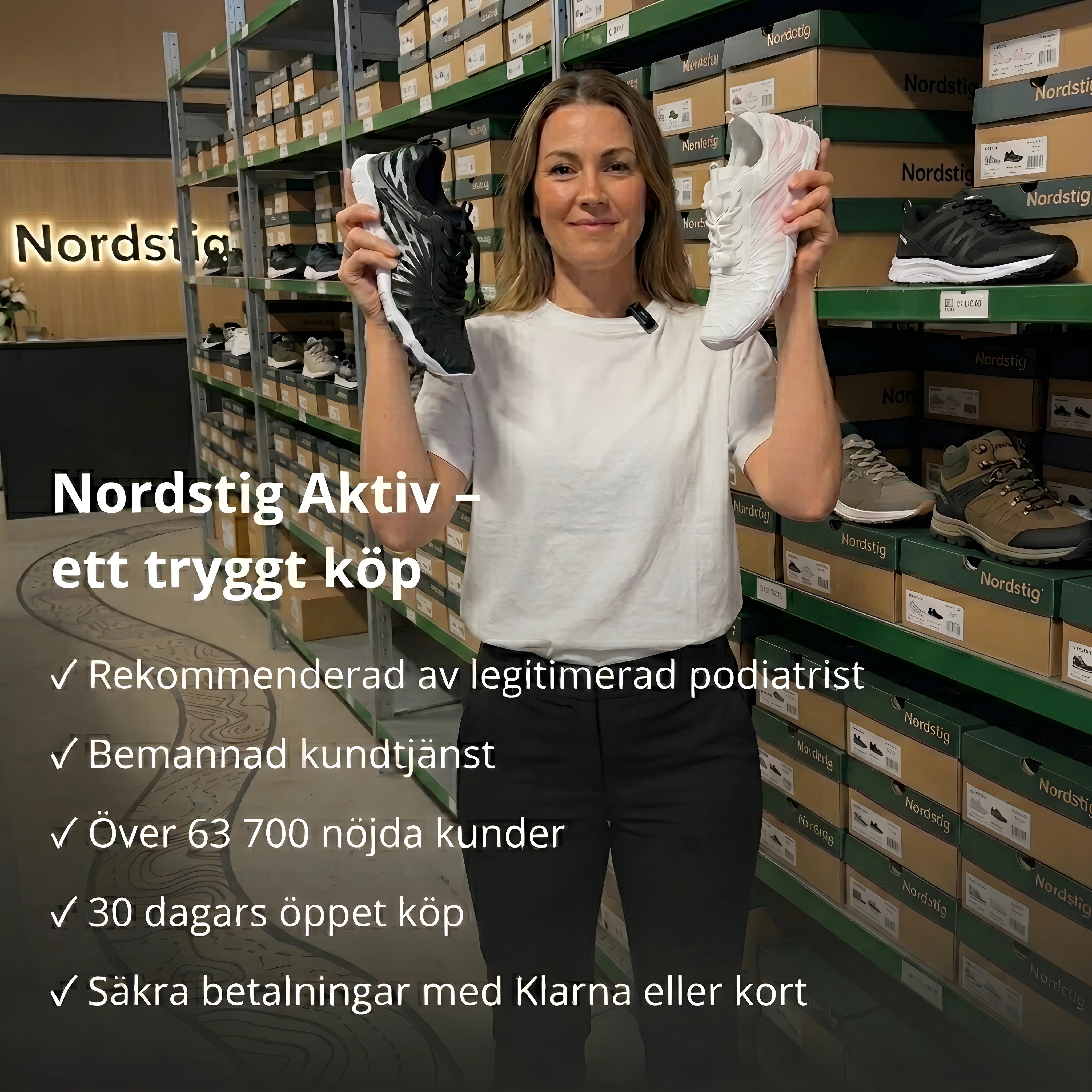 Nordstig Aktiv - Lösningen på din fotsmärta (Unisex)