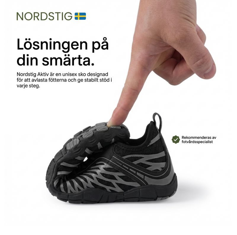 Nordstig Aktiv - Lösningen på din fotsmärta (Unisex)