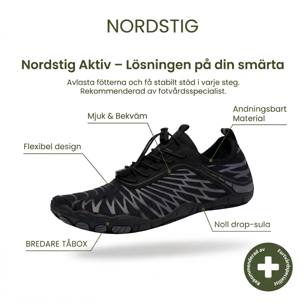 Nordstig Aktiv - Lösningen på din smärta (Unisex)